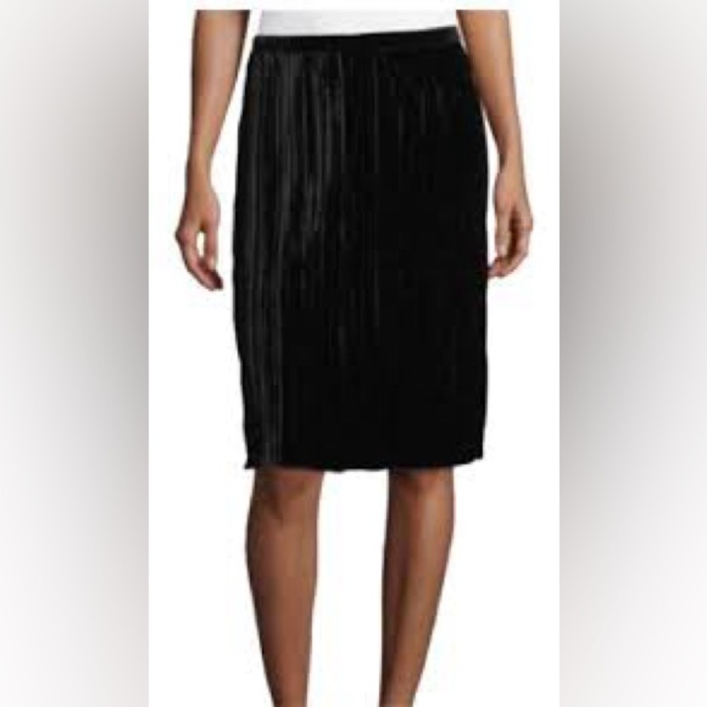 737 - Sanctuary NWT Elegant Black Pleated Skirt, Size XL